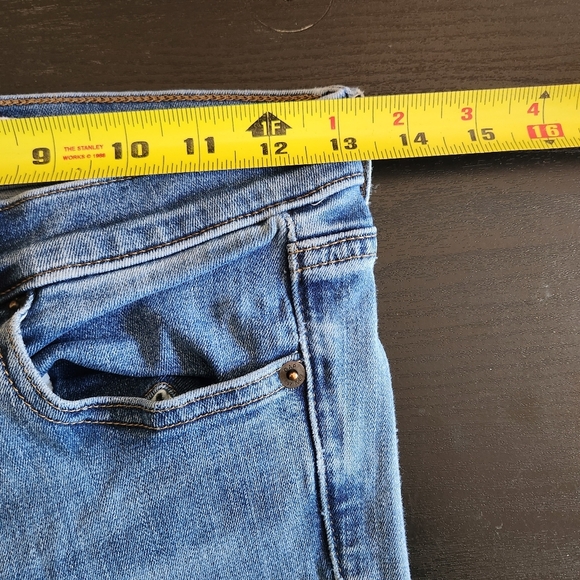 Gap True Skinny Jeans Mid Rise Classic Blue Basic Boho Neutral Size 27 short - Picture 10 of 13